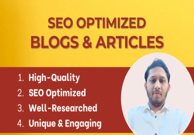 I will write 2000 word high quality SEO blog post and article
