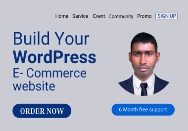 I Will Design a Professional WordPress E-Commerce Website