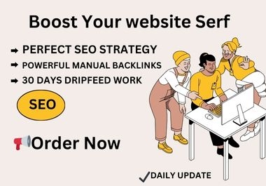 I Will Boost Your Website SEO,  Increase Traffic,  and Improve Rankings