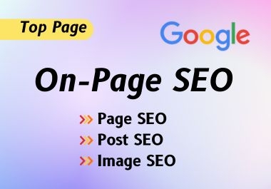 I Will Optimize Your Website&rsquo s On-Page SEO for Higher Rankings and Traffic