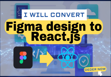 Convert Figma to React. js Pixel Perfect Figma to React Conversion