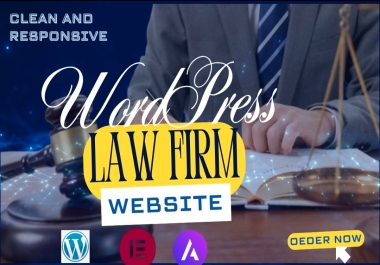 Professional WordPress Law Firm Website