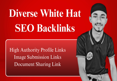 60+ High Authority Diverse White Hat Backlinks