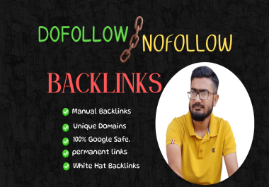 I will build SEO Power of 50 DOFollow and NoFollow Backlinks