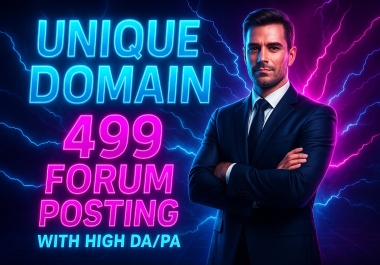 Build high authority forum Backlinks for seo ranking