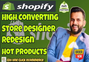 Expert Shopify Website Design & Redesign Services for Your Online Store 7+ experience