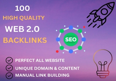 Develop Your Website's SEO 100 Powerful Web2.0 Backlinks