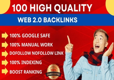 150+ web 2.0 backlinks for first keyword ranking and organic growth