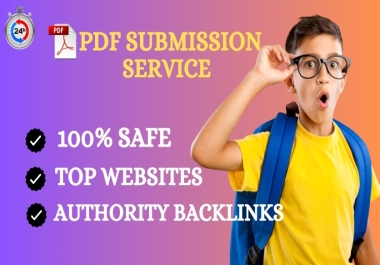 High-Quality 20 PDF Submission for SEO & Backlink Building