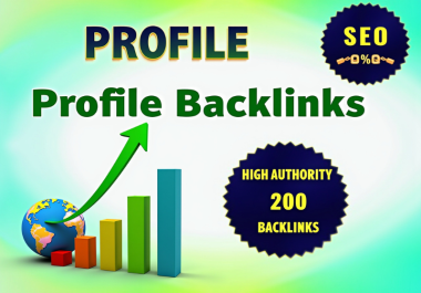 Powerful and High-Authority 200 Profile Backlinks for top rankings