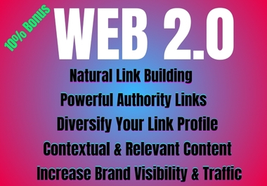 100 Web 2.0 Backlinks,  the Secret to High-Authority SEO