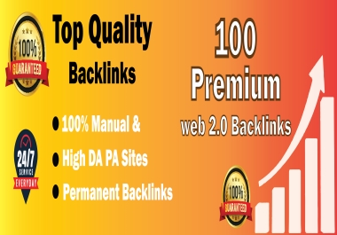 100 High Quality Web 2.0 Backlink