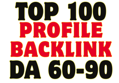 Skyrocket Your Rankings with 100 Dofollow High DA Profile Backlinks DA60- 90