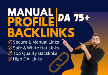 I will build HQ 150 profile backlinks to enhance your SEO ranking