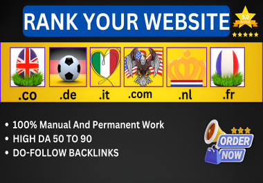 I will provide 50 relevant backlinks from your choice of UK,  US,  France,  Germany,  Netherlands