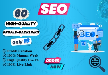 I will manual High Quality Profile Backlinks with Link Building Service