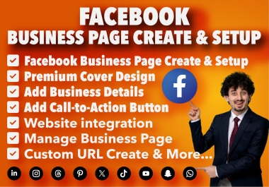I will design and set up a meta business profile for your brand