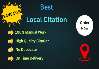 I Will Build 100 High-Quality Local Citations for Your Business SEO