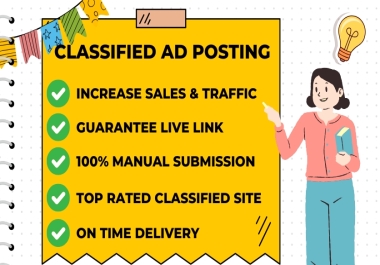 Boost Your Business With Expert 200 Classified Ads Posting