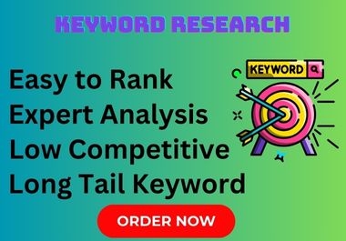 I will do 30 best keyword research for your website and your business