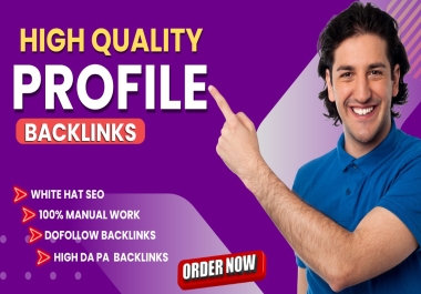 I Will Create 200 Powerful Profile Backlinks to Rank Your Site Higher
