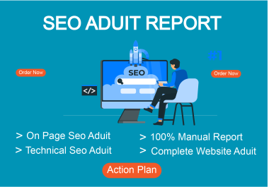 I will do an in-depth SEO audit report of your website with actionable insights to boost ranking
