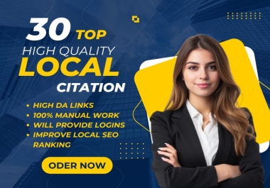 I Will Create 60 High-Quality Local Citations to Boost Your Local SEO & Google Maps Rankings