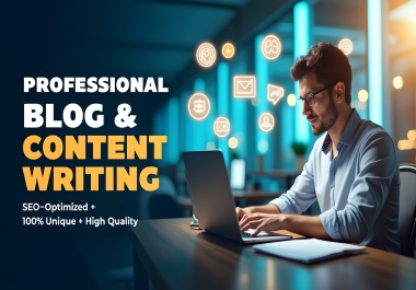 Will Write High-Quality and Engaging Blog Posts