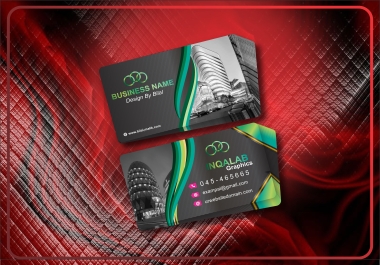 Custom,  Unique & Professional Business Card Design - Print-Ready & Editable