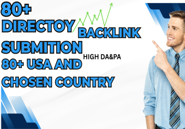 I will do 80 directory submission and local seo backlinks