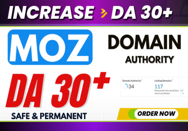 Increase Domain Authority to 30-40 with natural method