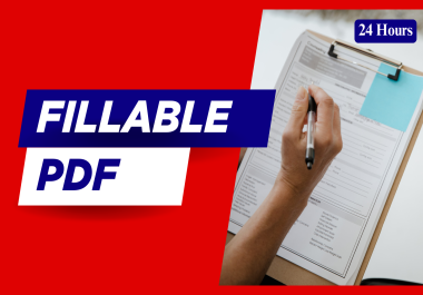 Create and Design Fillable PDf form 2 Pages