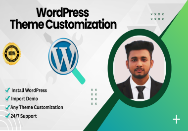 I will install WordPress,  setup theme,  import demo,  do customization