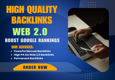 I Will Create 200 SEO-Optimized Web 2.0 Backlinks for Top  Google  Ranking