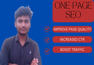 Optimize Your One-Page SEO for Google higher ranking