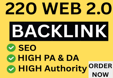 High- Quality Web 2.0 Backlinks for SEO Boost & Manual Creation.
