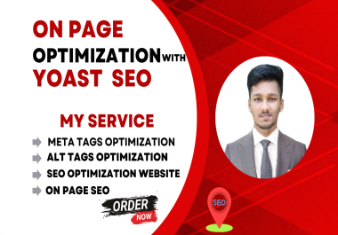 I will do Yoast on page SEO optimization of Wordpress website