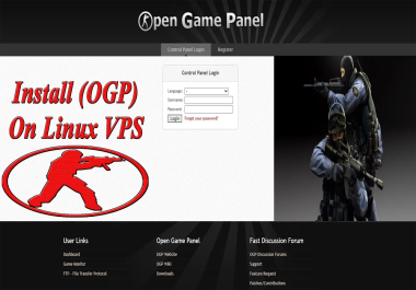 I will install Open Game Panel & Agent OGP on any linux VPS