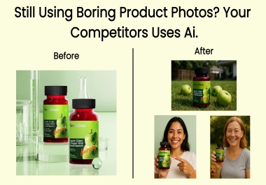 I will create 5 realistic ai product images for your ecom store