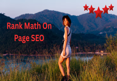 I will do best WordPress on page seo with rank math