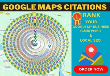 I will manually create 100,000 Google Maps citations for local SEO & Google My Business ranking