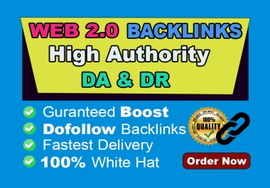 Skyrocket Your SEO 100+ High-Quality Web 2.0 Backlinks for Top Rankings