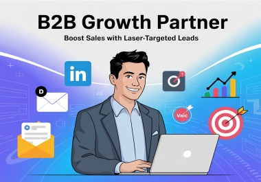 I will generate 100 targeted B2B leads with contact details and company info