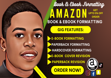 Book and eBook Formatting for Amazon KDP