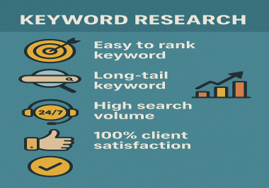 I will do perfect keyword research for your bussiness