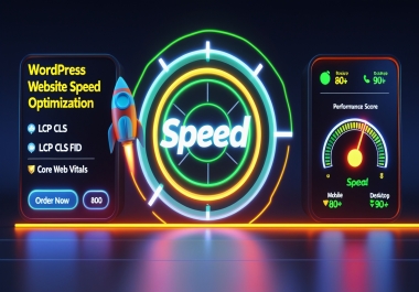 I Will Optimize Your WordPress Website Speed - Boost Page Speed & Core Web Vitals