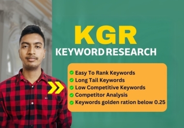 I will perform 15 kgr keyword research to grow your business.