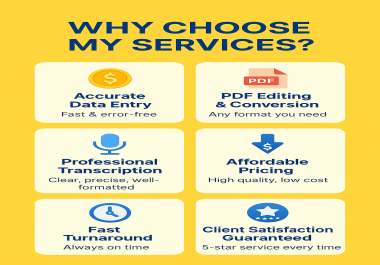 Fast,  Reliable & Accurate - Professional Admin Support
