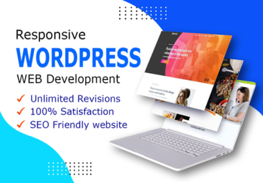 I will build a responsive and professional WordPress website design