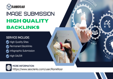 I will submit 50 image Infographic Submission backlinks on High sites
